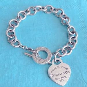 Return to Tiffany & Co. heart tag toggle bracelet